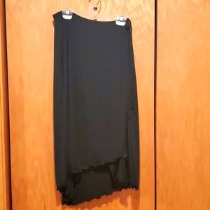 Jasmine, Size M, Black Wrap Skirt